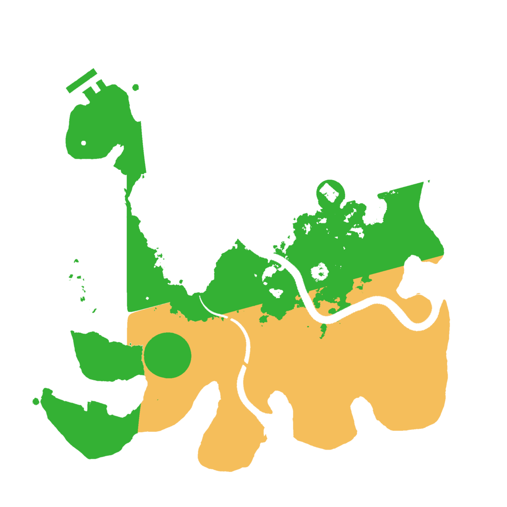 Biome Rust Map: Procedural Map, Size: 3000, Seed: 1638671702