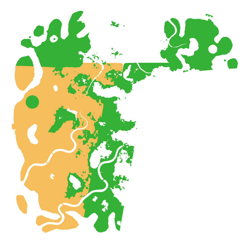Biome Rust Map: Procedural Map, Size: 5000, Seed: 414269156