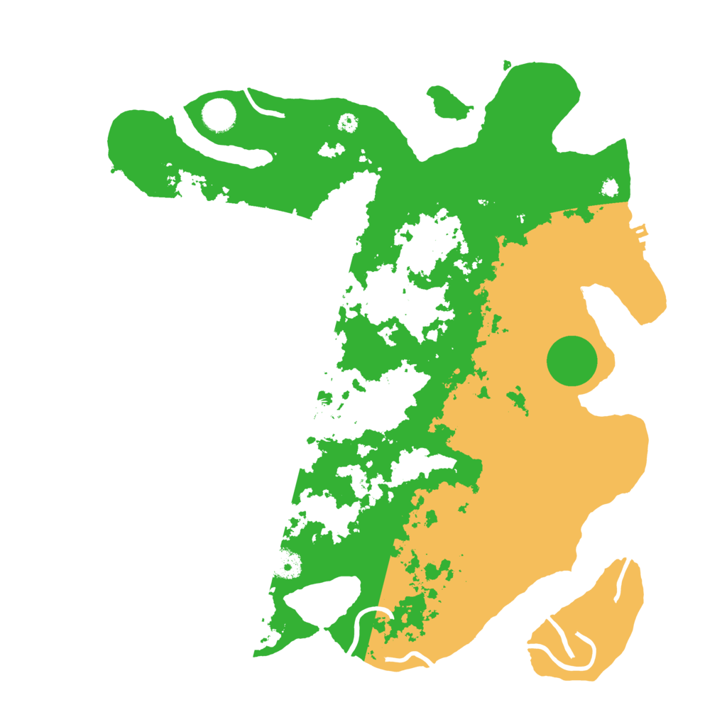 Biome Rust Map: Procedural Map, Size: 3800, Seed: 55664373