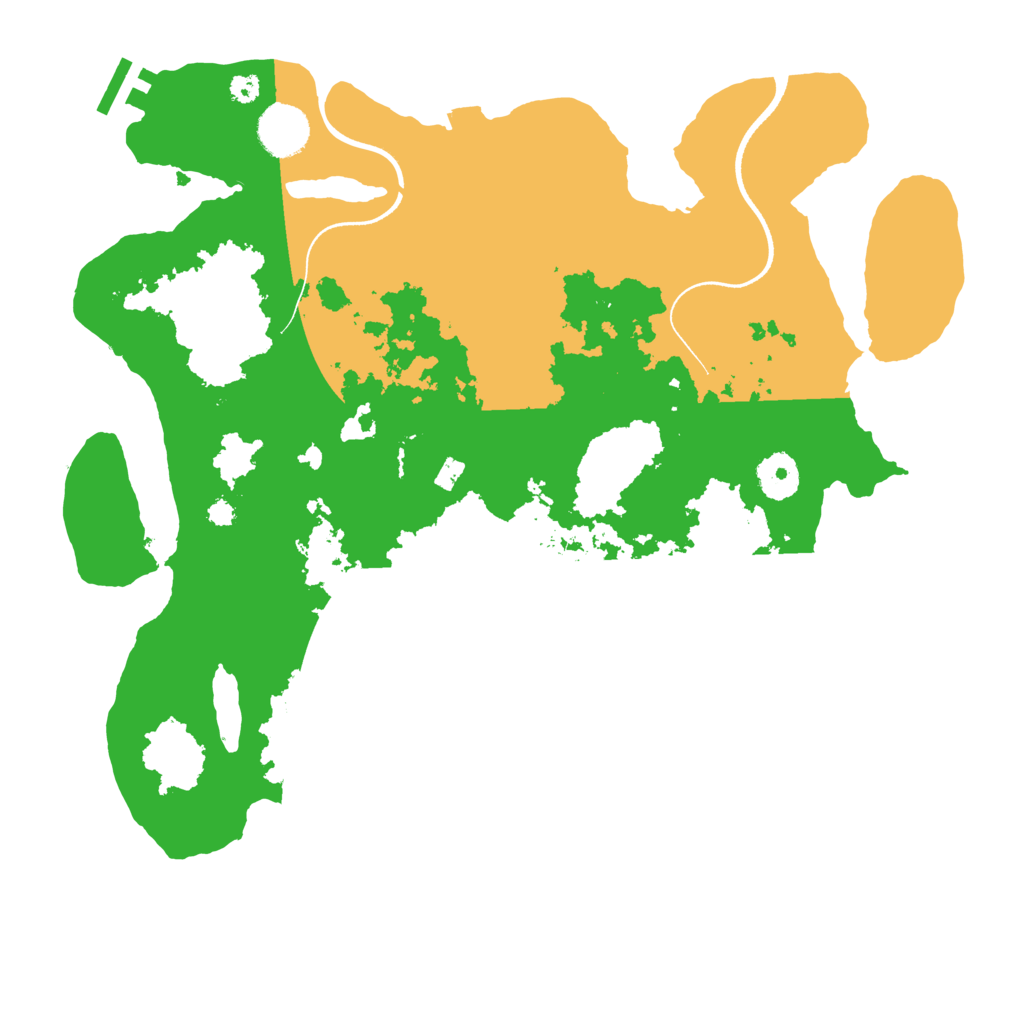 Biome Rust Map: Procedural Map, Size: 3500, Seed: 3979538