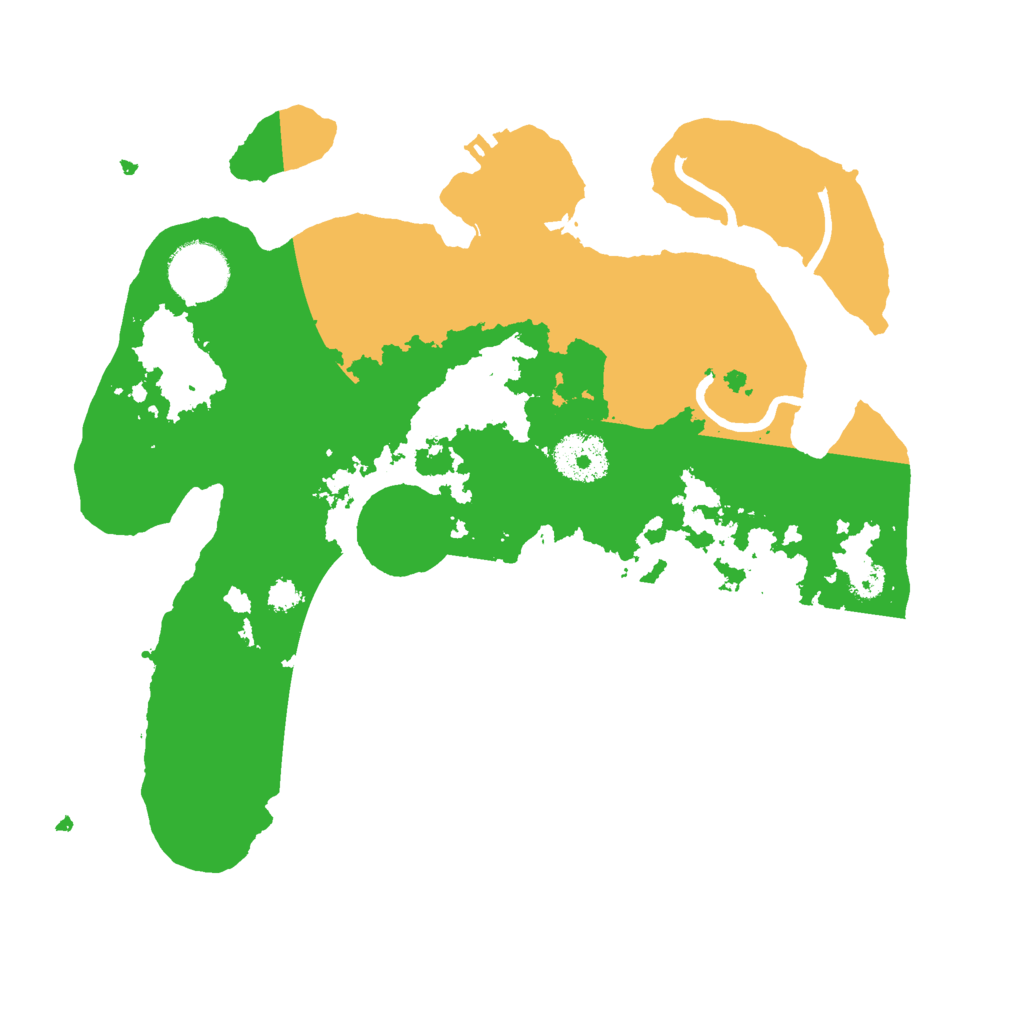 Biome Rust Map: Procedural Map, Size: 3000, Seed: 216499