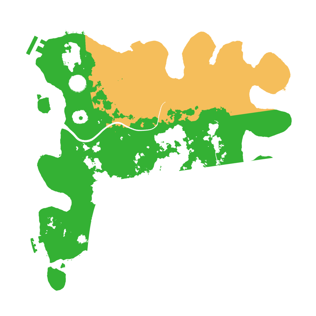 Biome Rust Map: Procedural Map, Size: 3250, Seed: 1929362592