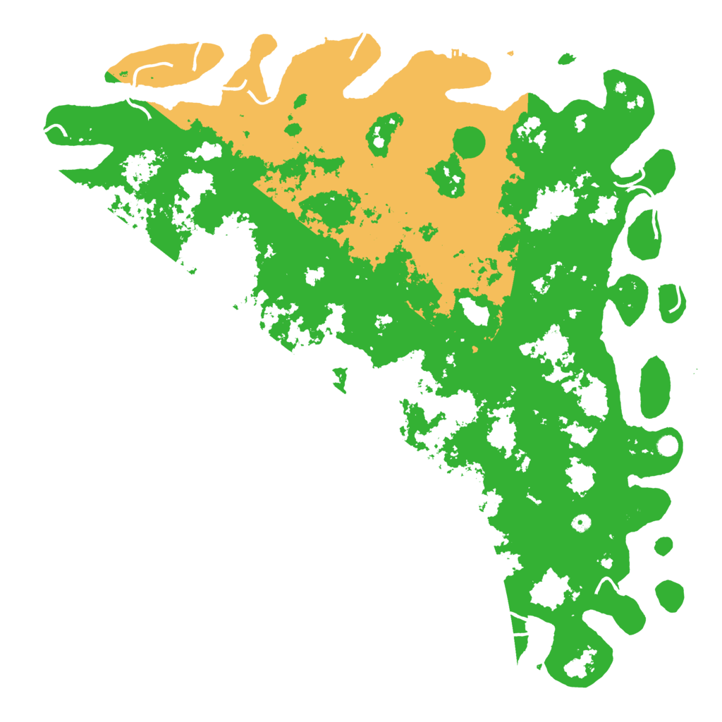 Biome Rust Map: Procedural Map, Size: 6000, Seed: 79559241