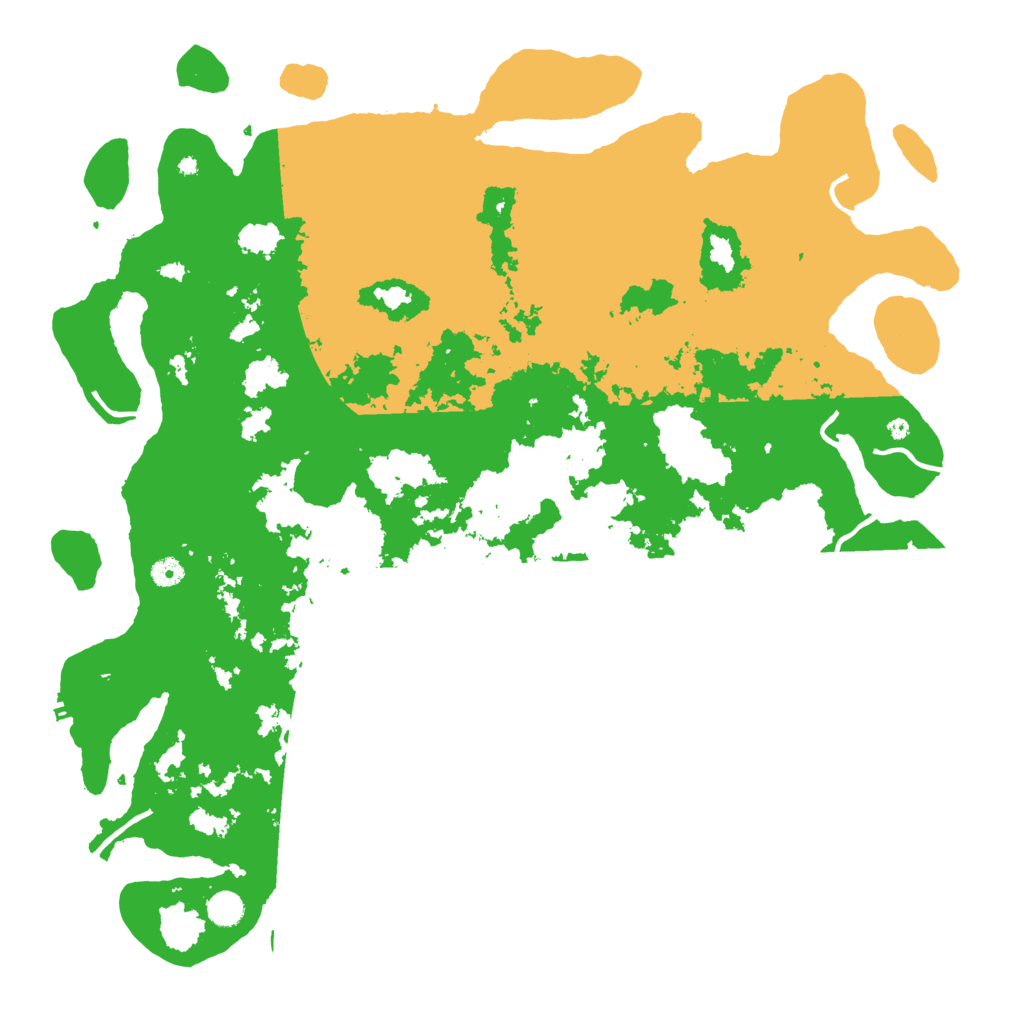 Biome Rust Map: Procedural Map, Size: 5000, Seed: 3141