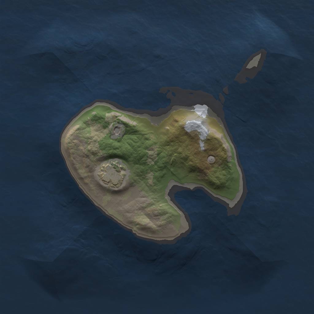 Rust Map: Barren, Size: 1500, Seed: 3433, 3 Monuments