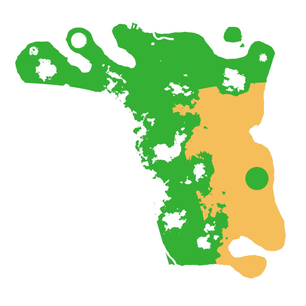 Biome Rust Map: Procedural Map, Size: 3500, Seed: 255245675