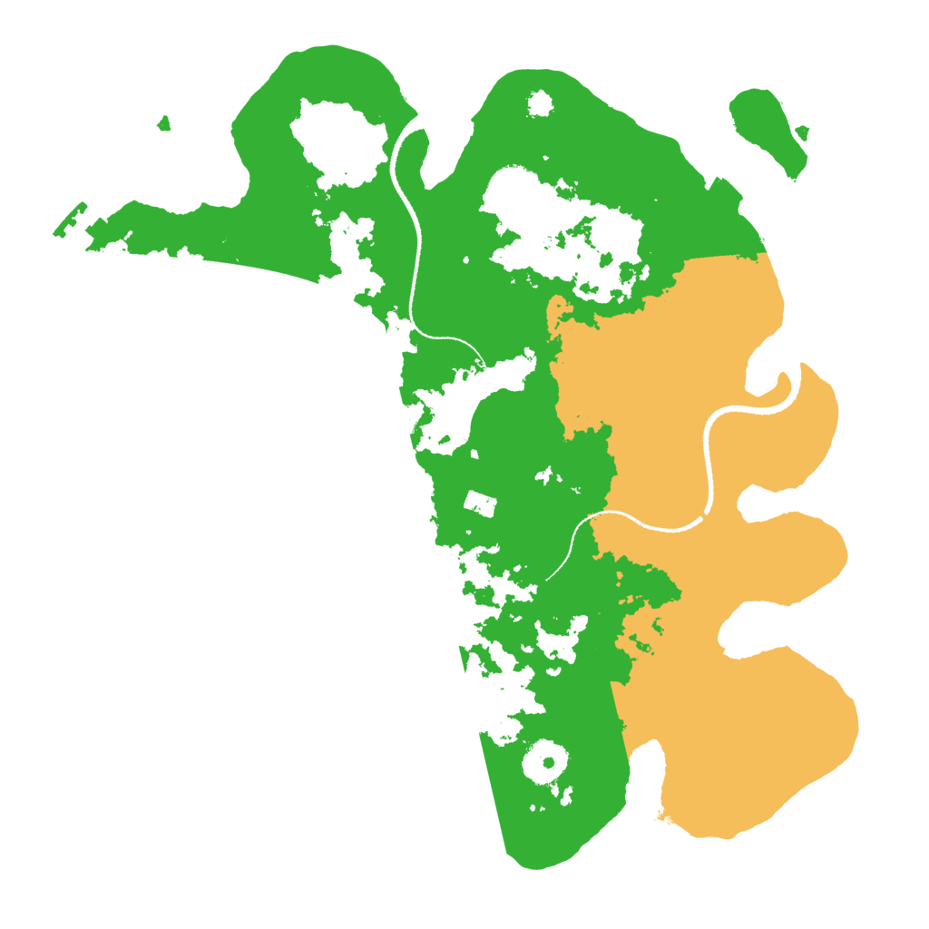 Biome Rust Map: Procedural Map, Size: 3200, Seed: 202458084