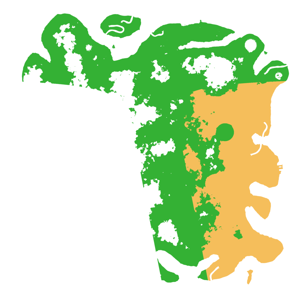 Biome Rust Map: Procedural Map, Size: 4500, Seed: 544