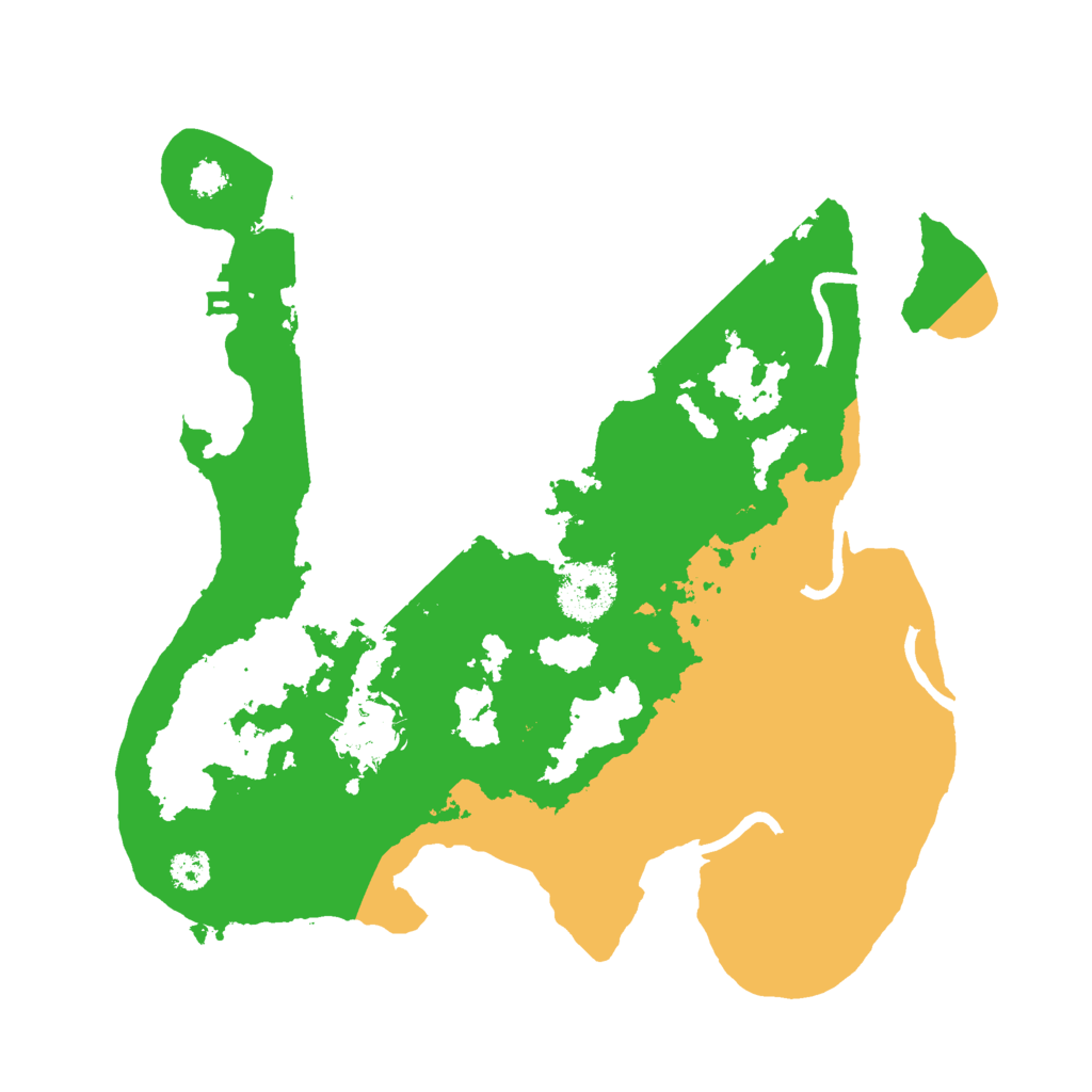 Biome Rust Map: Procedural Map, Size: 2800, Seed: 2028897068