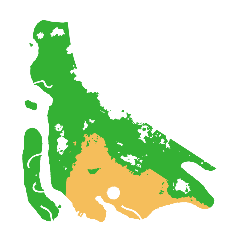 Biome Rust Map: Procedural Map, Size: 3300, Seed: 1984850877