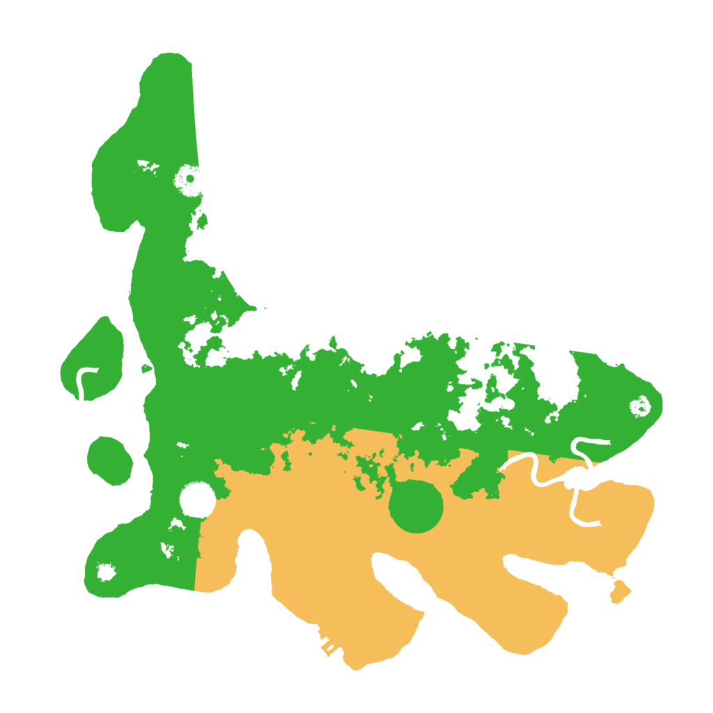 Biome Rust Map: Procedural Map, Size: 3550, Seed: 45137146
