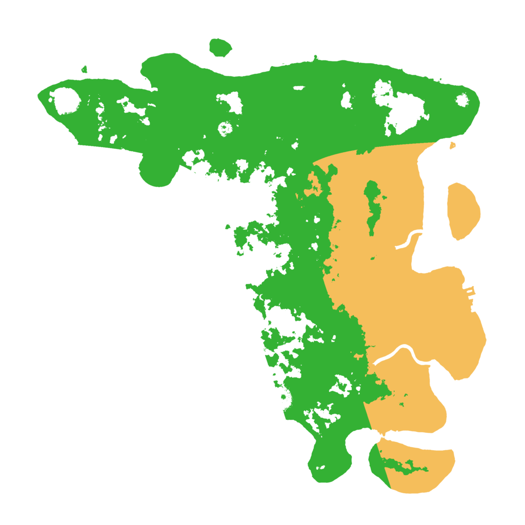 Biome Rust Map: Procedural Map, Size: 3800, Seed: 64658706