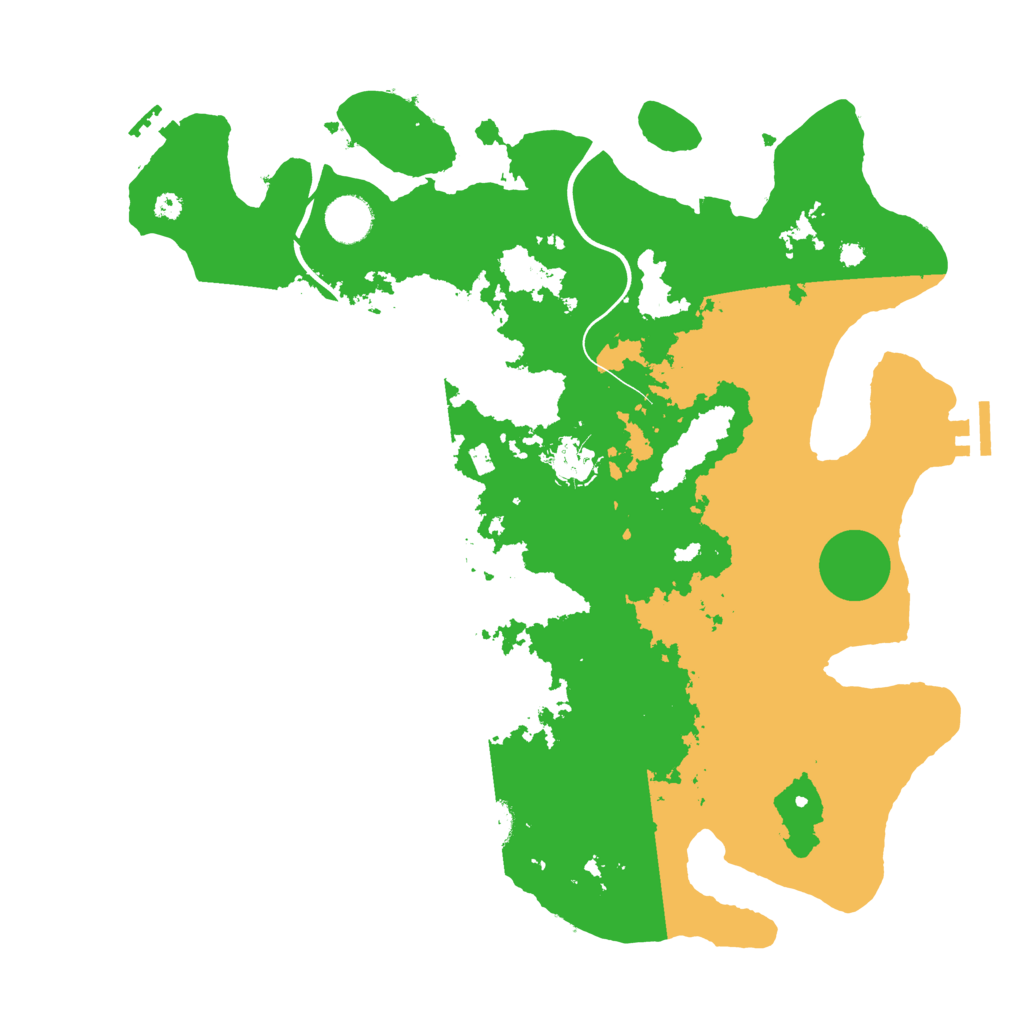 Biome Rust Map: Procedural Map, Size: 3800, Seed: 57841735