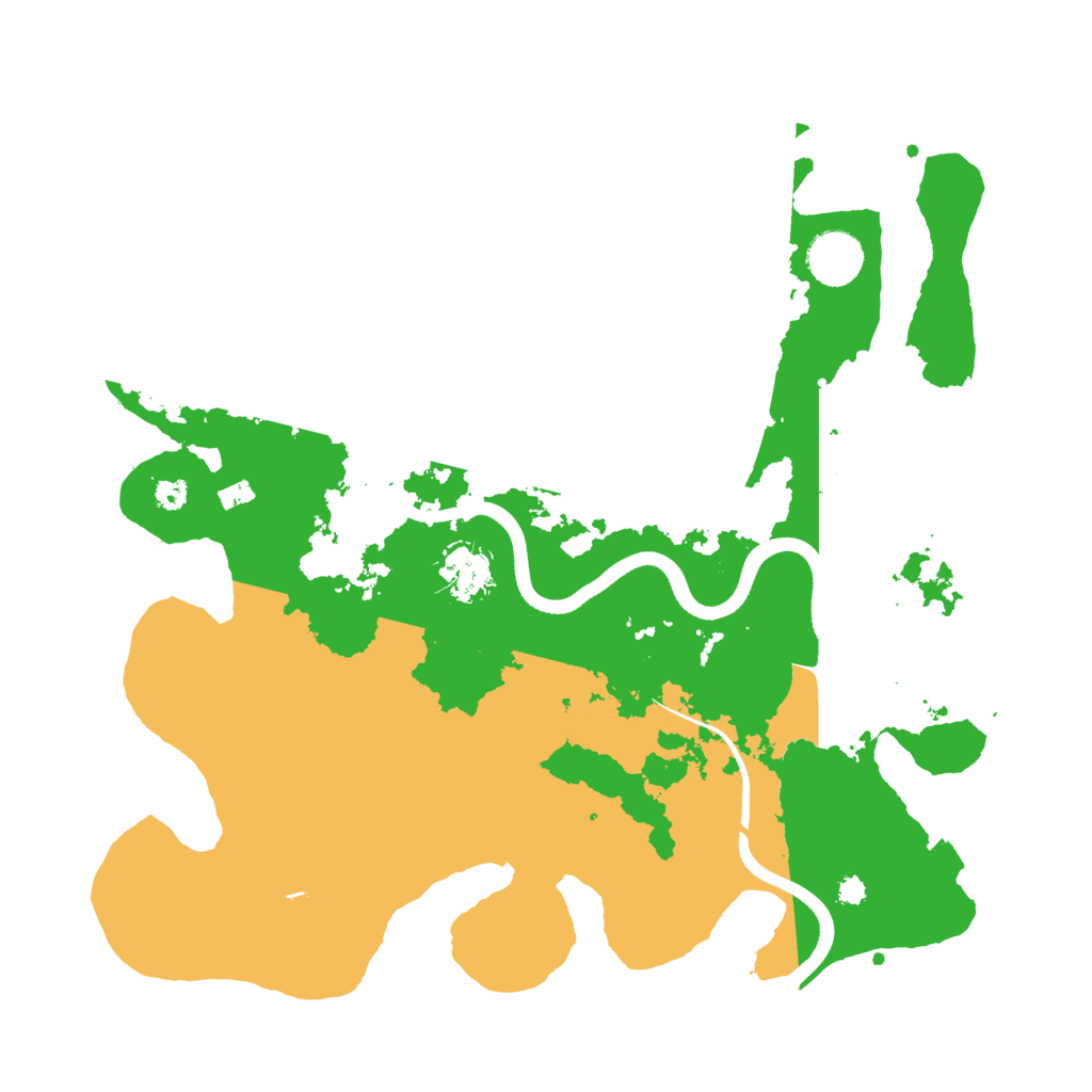 Biome Rust Map: Procedural Map, Size: 3500, Seed: 897808