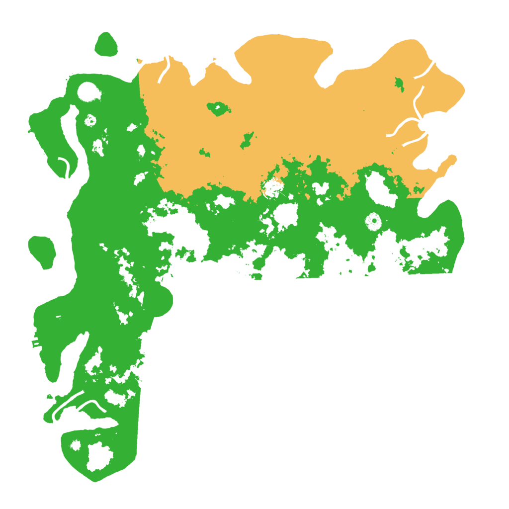 Biome Rust Map: Procedural Map, Size: 4500, Seed: 3141