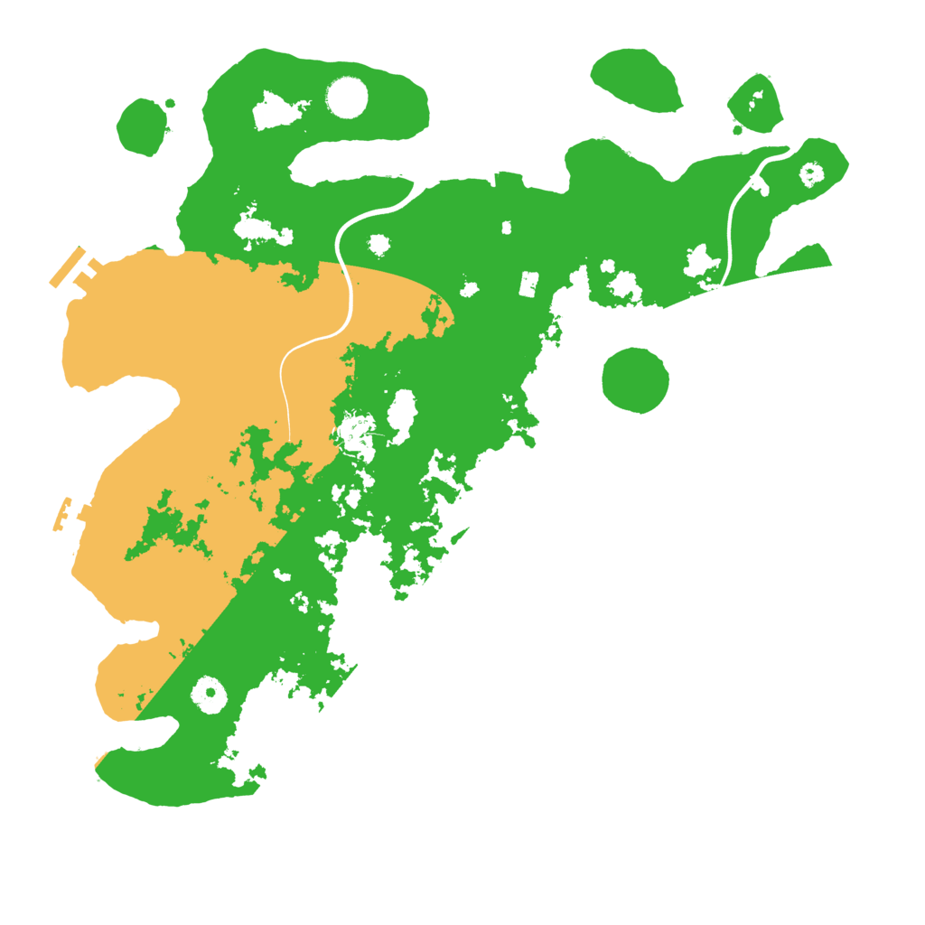 Biome Rust Map: Procedural Map, Size: 3900, Seed: 76496818