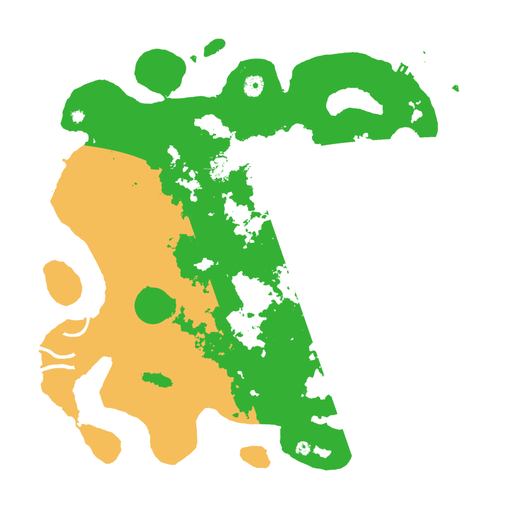 Biome Rust Map: Procedural Map, Size: 3700, Seed: 65207875