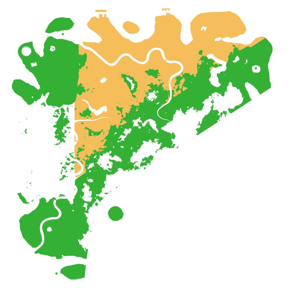 Biome Rust Map: Procedural Map, Size: 5500, Seed: 56238911