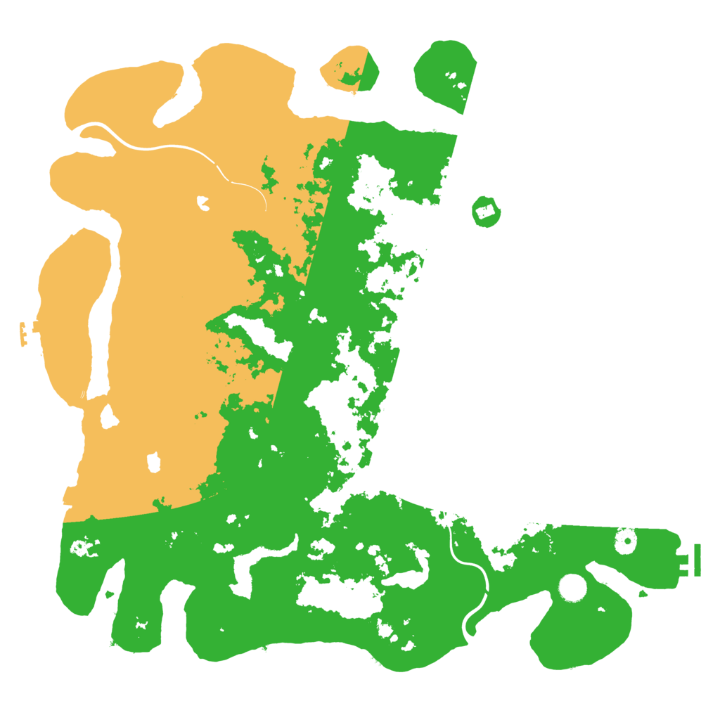 Biome Rust Map: Procedural Map, Size: 4500, Seed: 8343472