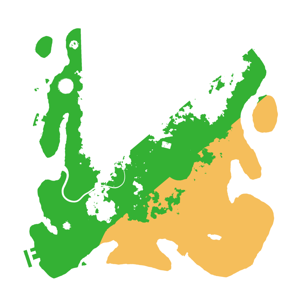 Biome Rust Map: Procedural Map, Size: 3500, Seed: 1437848443