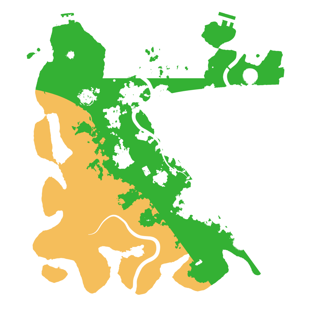 Biome Rust Map: Procedural Map, Size: 3650, Seed: 87873753
