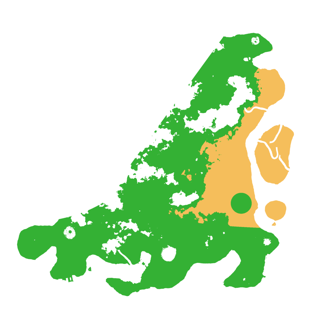 Biome Rust Map: Procedural Map, Size: 3950, Seed: 20778784