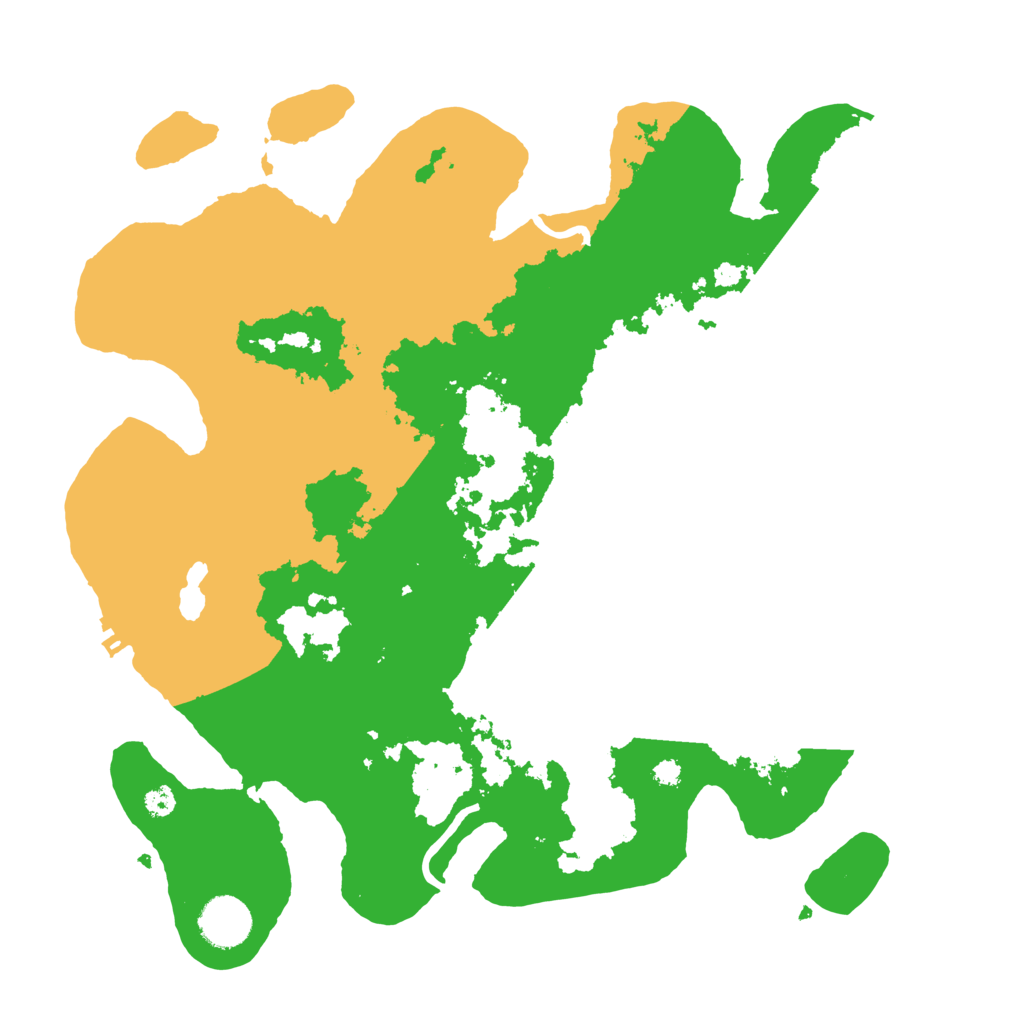 Biome Rust Map: Procedural Map, Size: 3500, Seed: 227184495
