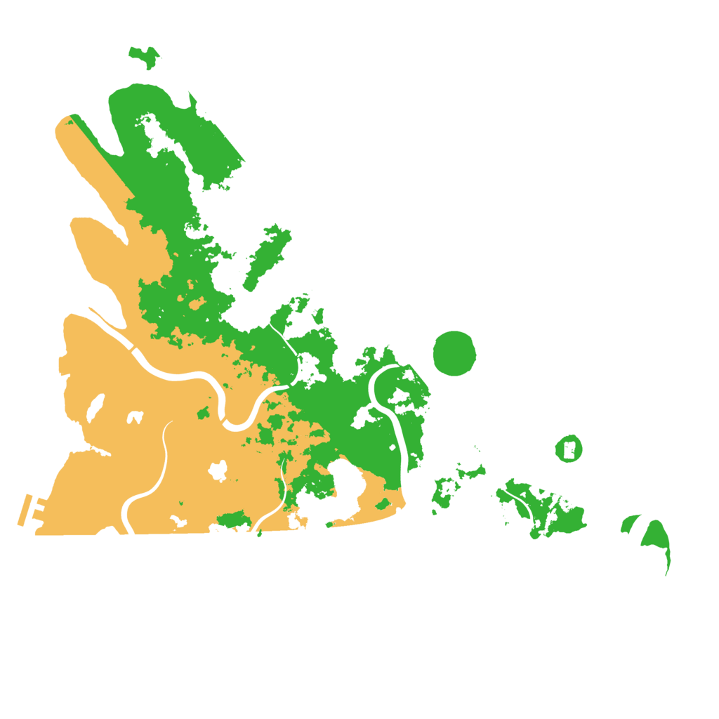 Biome Rust Map: Procedural Map, Size: 4500, Seed: 4522