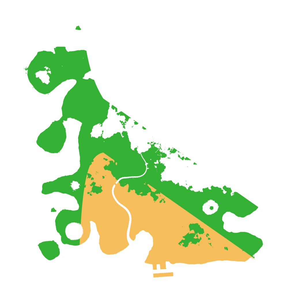 Biome Rust Map: Procedural Map, Size: 3000, Seed: 204387261
