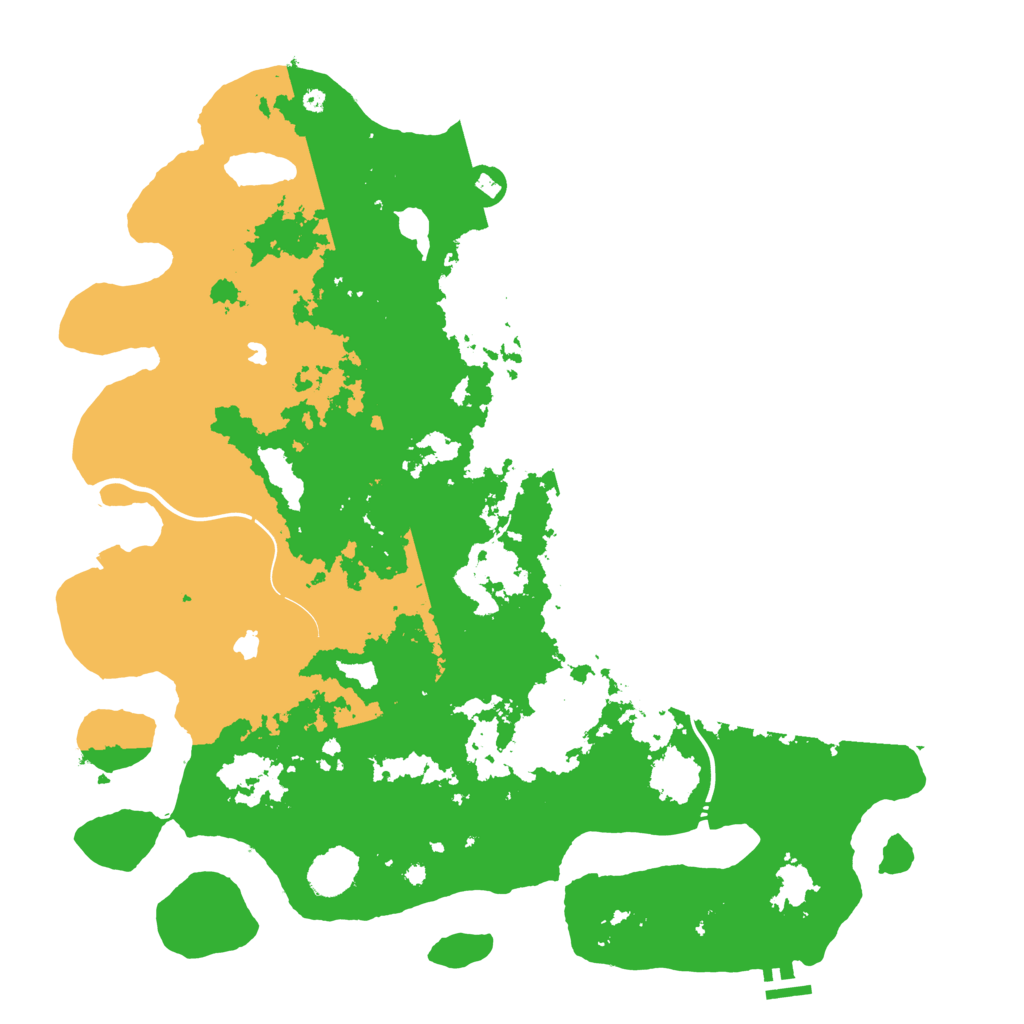 Biome Rust Map: Procedural Map, Size: 4500, Seed: 1652596923