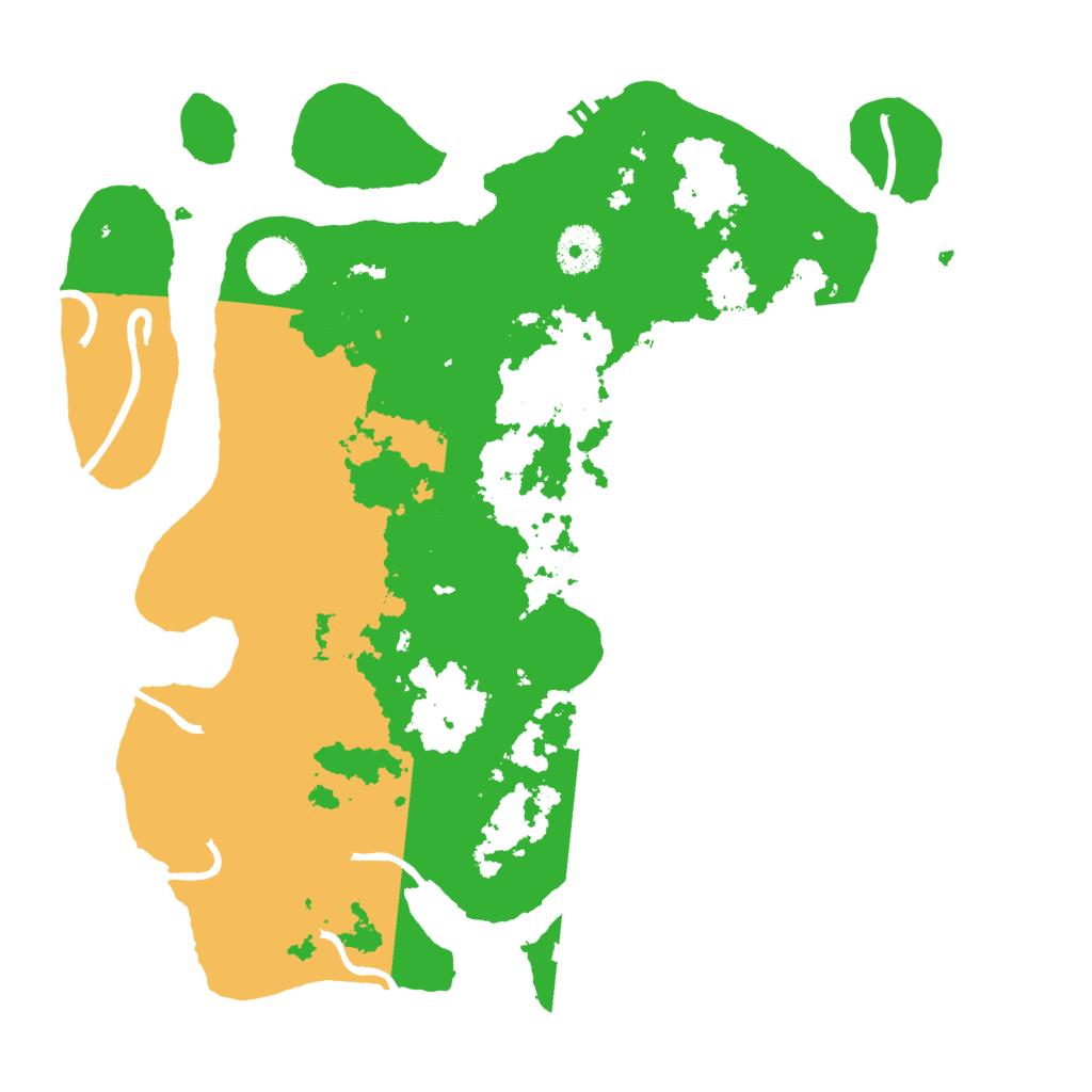 Biome Rust Map: Procedural Map, Size: 3450, Seed: 48409784