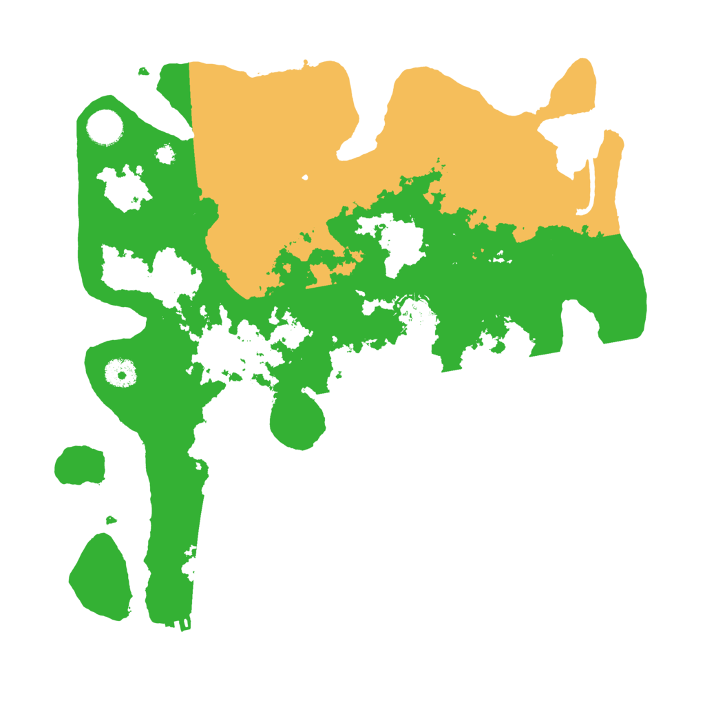Biome Rust Map: Procedural Map, Size: 3500, Seed: 71217226