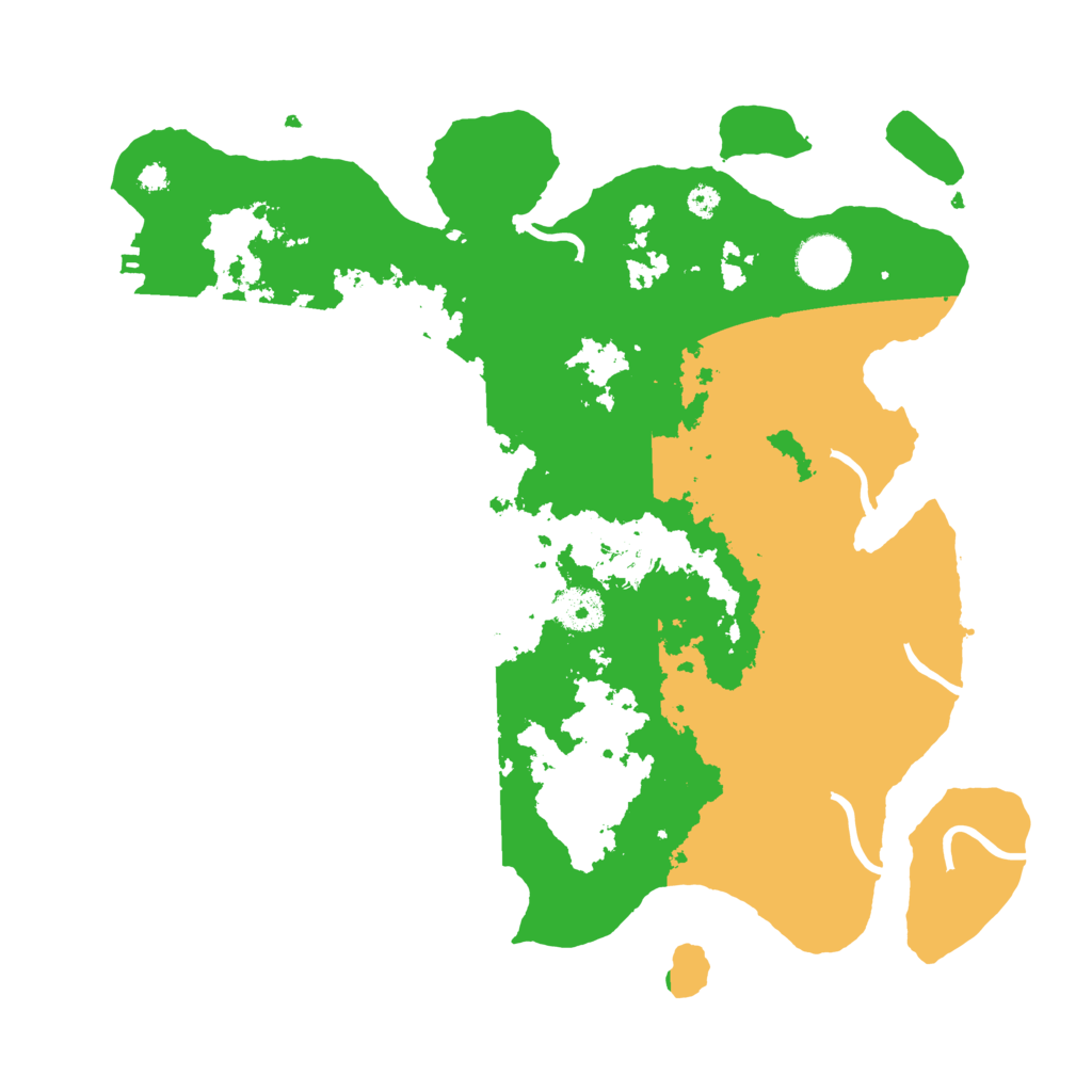 Biome Rust Map: Procedural Map, Size: 3500, Seed: 1849309334