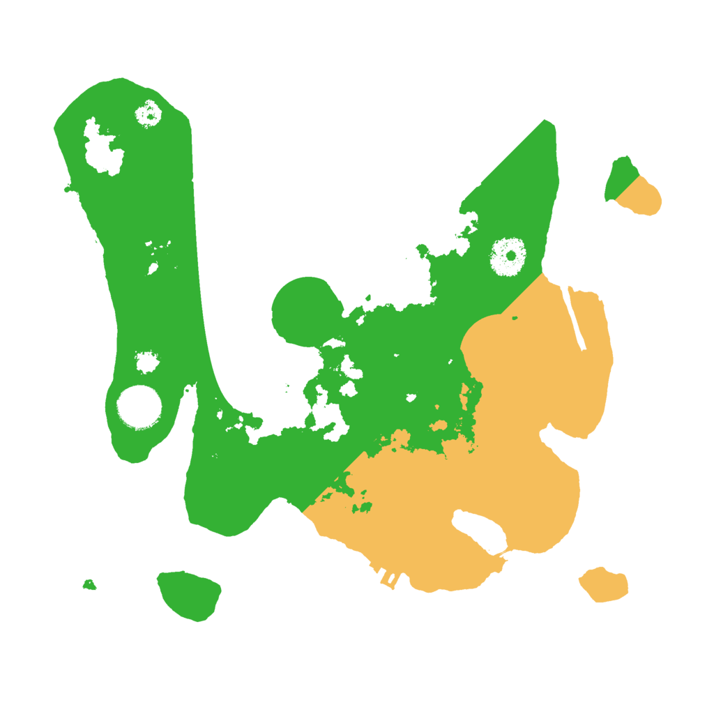 Biome Rust Map: Procedural Map, Size: 2869, Seed: 2000