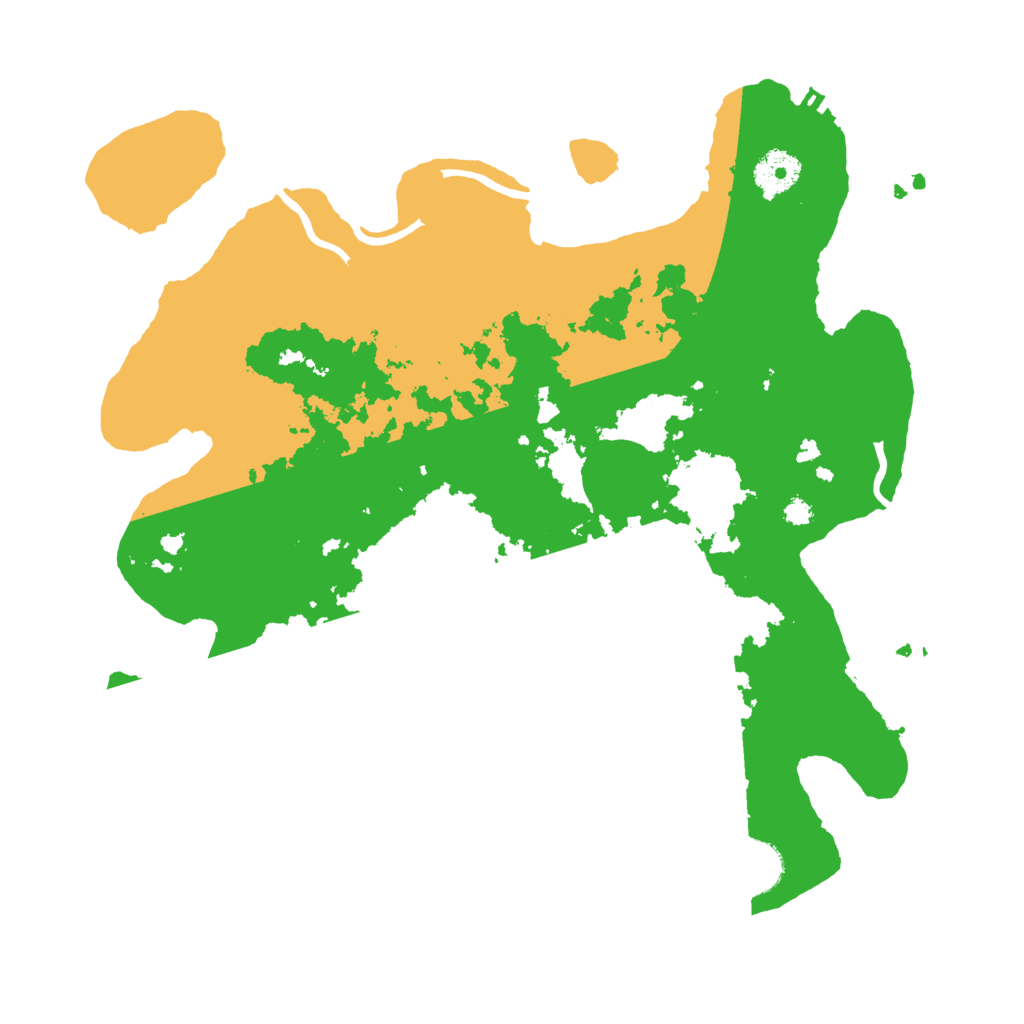 Biome Rust Map: Procedural Map, Size: 3500, Seed: 1009999835