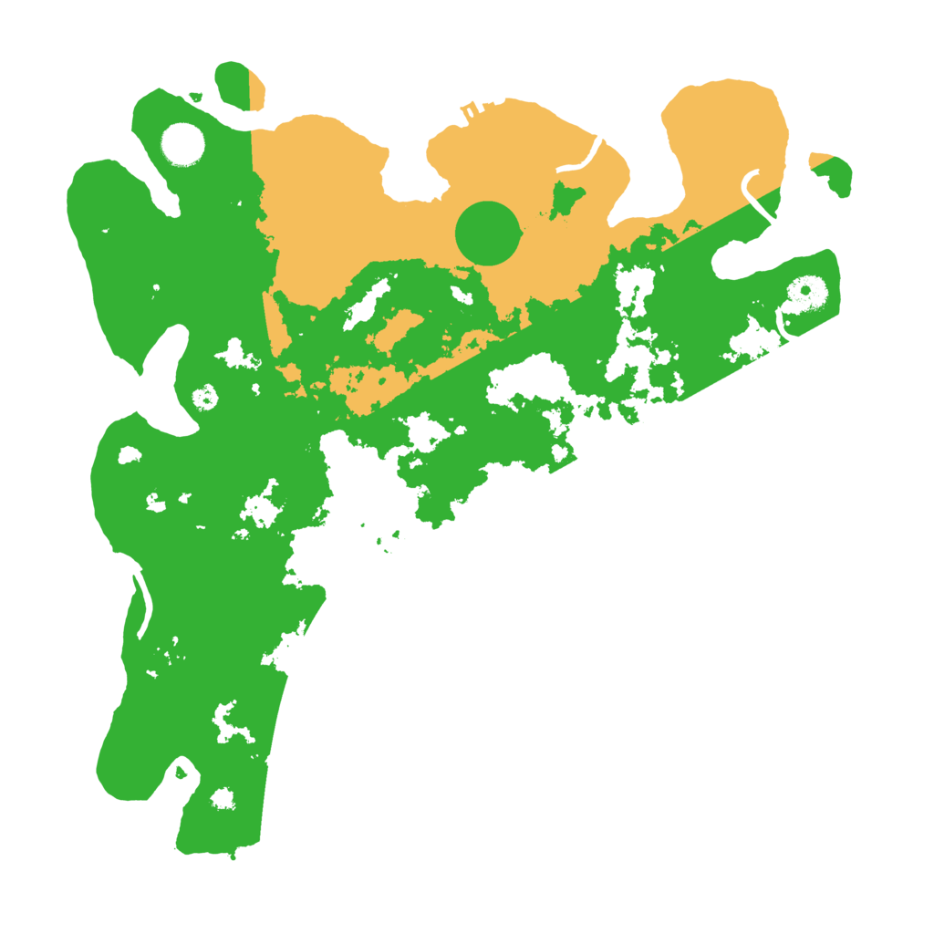 Biome Rust Map: Procedural Map, Size: 3800, Seed: 50925908