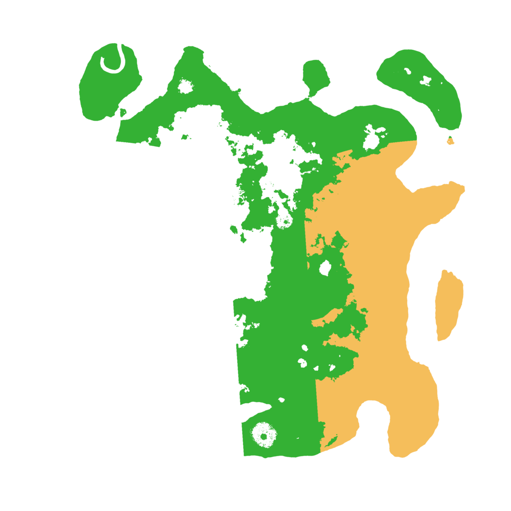 Biome Rust Map: Procedural Map, Size: 3200, Seed: 23123