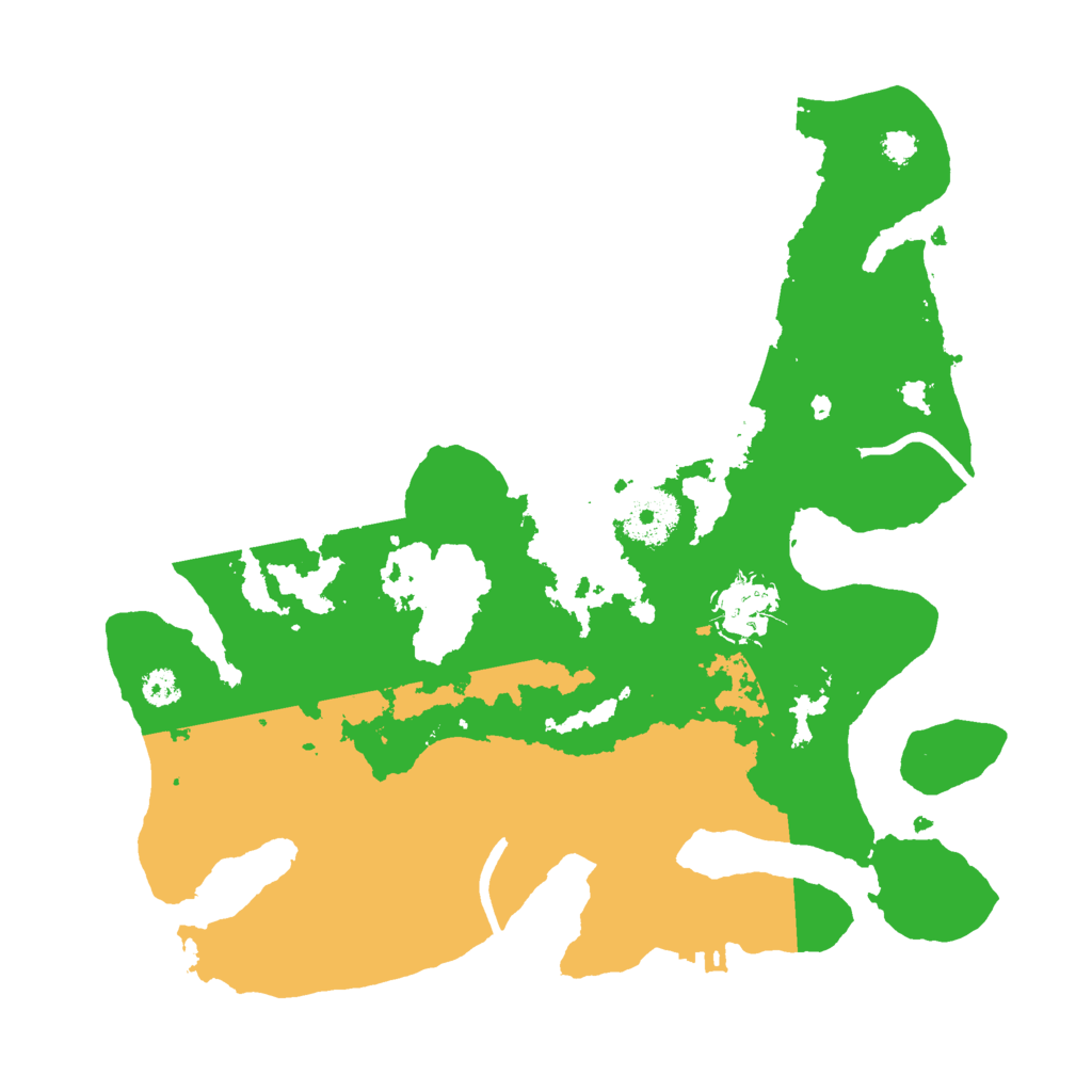 Biome Rust Map: Procedural Map, Size: 3000, Seed: 22456