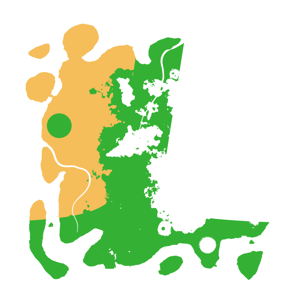 Biome Rust Map: Procedural Map, Size: 3250, Seed: 1057712717