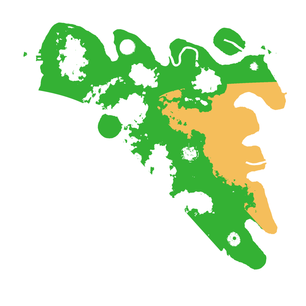 Biome Rust Map: Procedural Map, Size: 3500, Seed: 331532566