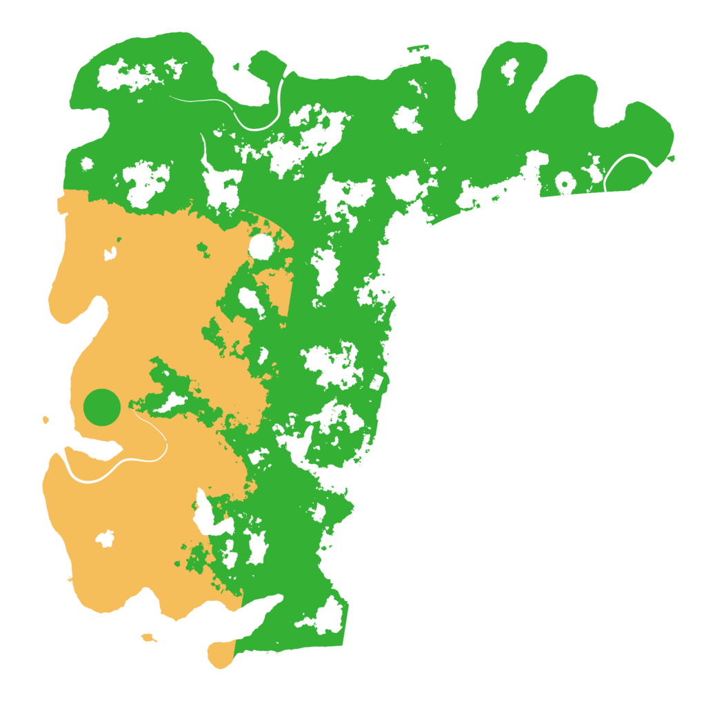 Biome Rust Map: Procedural Map, Size: 5000, Seed: 99451306
