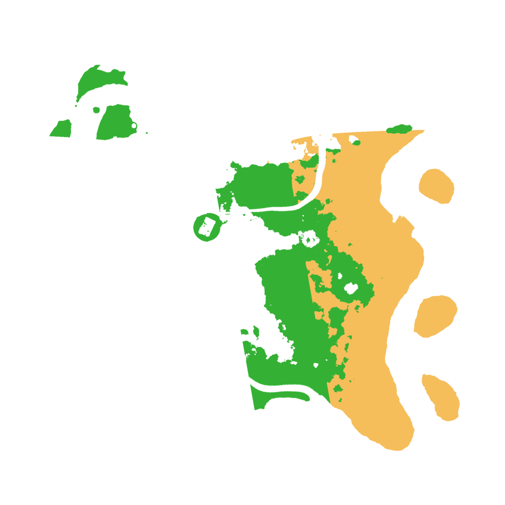 Biome Rust Map: Procedural Map, Size: 3000, Seed: 21301