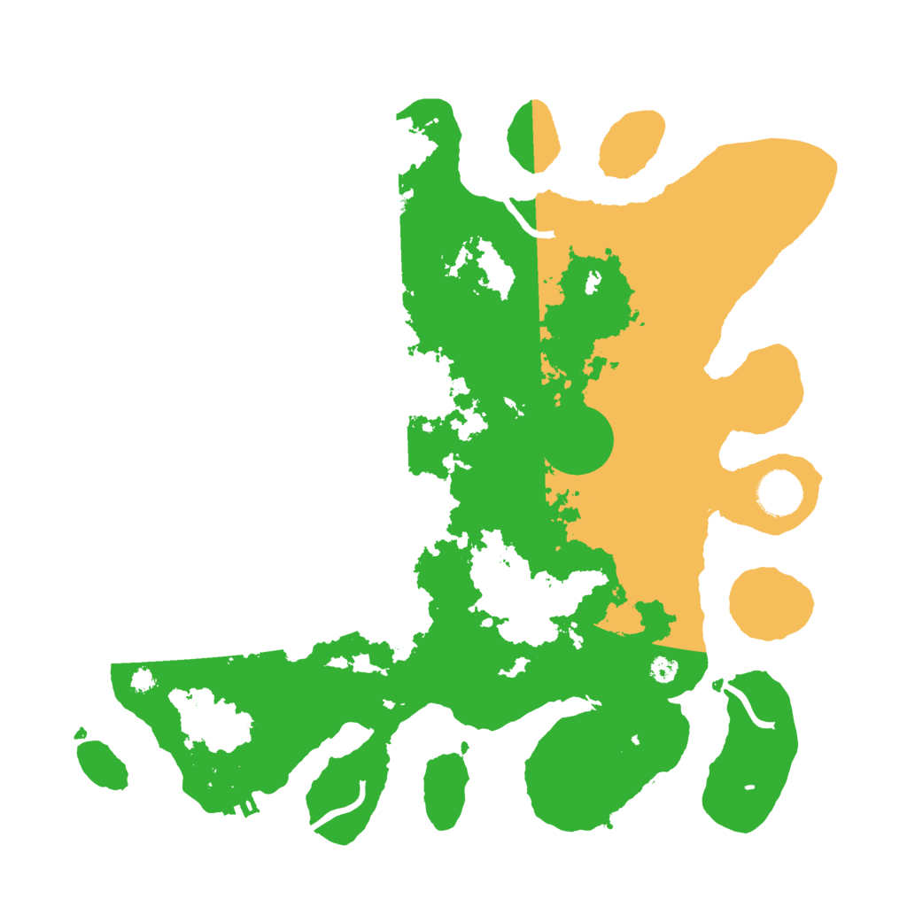 Biome Rust Map: Procedural Map, Size: 3500, Seed: 452262500