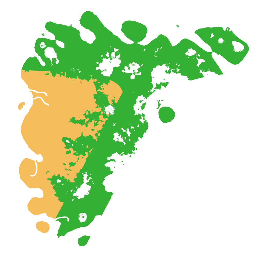 Biome Rust Map: Procedural Map, Size: 4500, Seed: 263315394