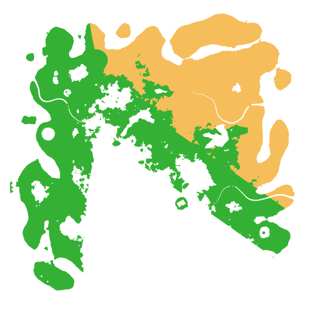 Biome Rust Map: Procedural Map, Size: 4250, Seed: 27397004