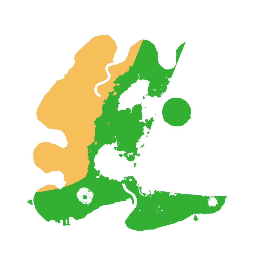 Biome Rust Map: Procedural Map, Size: 2500, Seed: 587126004