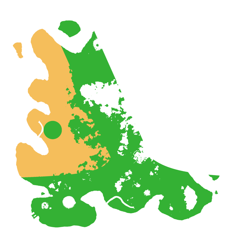Biome Rust Map: Procedural Map, Size: 3500, Seed: 697692