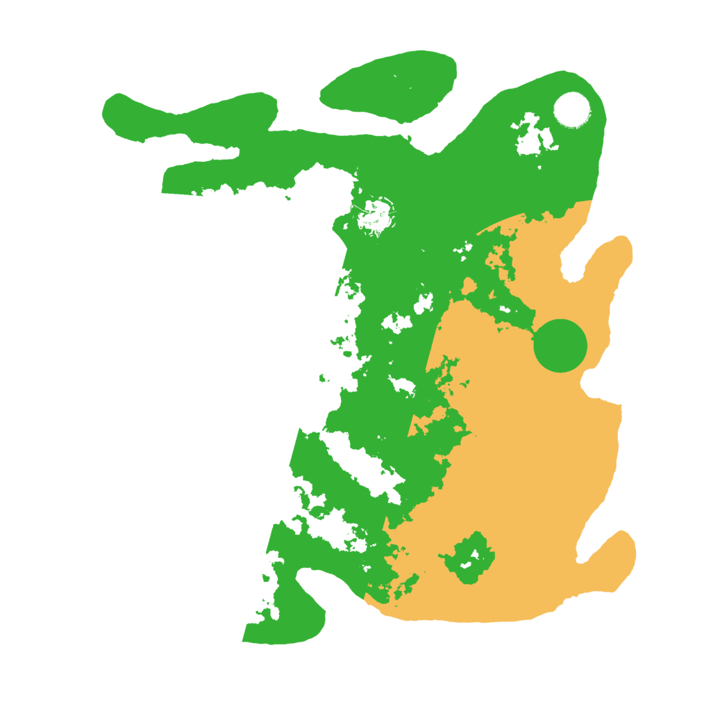 Biome Rust Map: Barren, Size: 3500, Seed: 4000