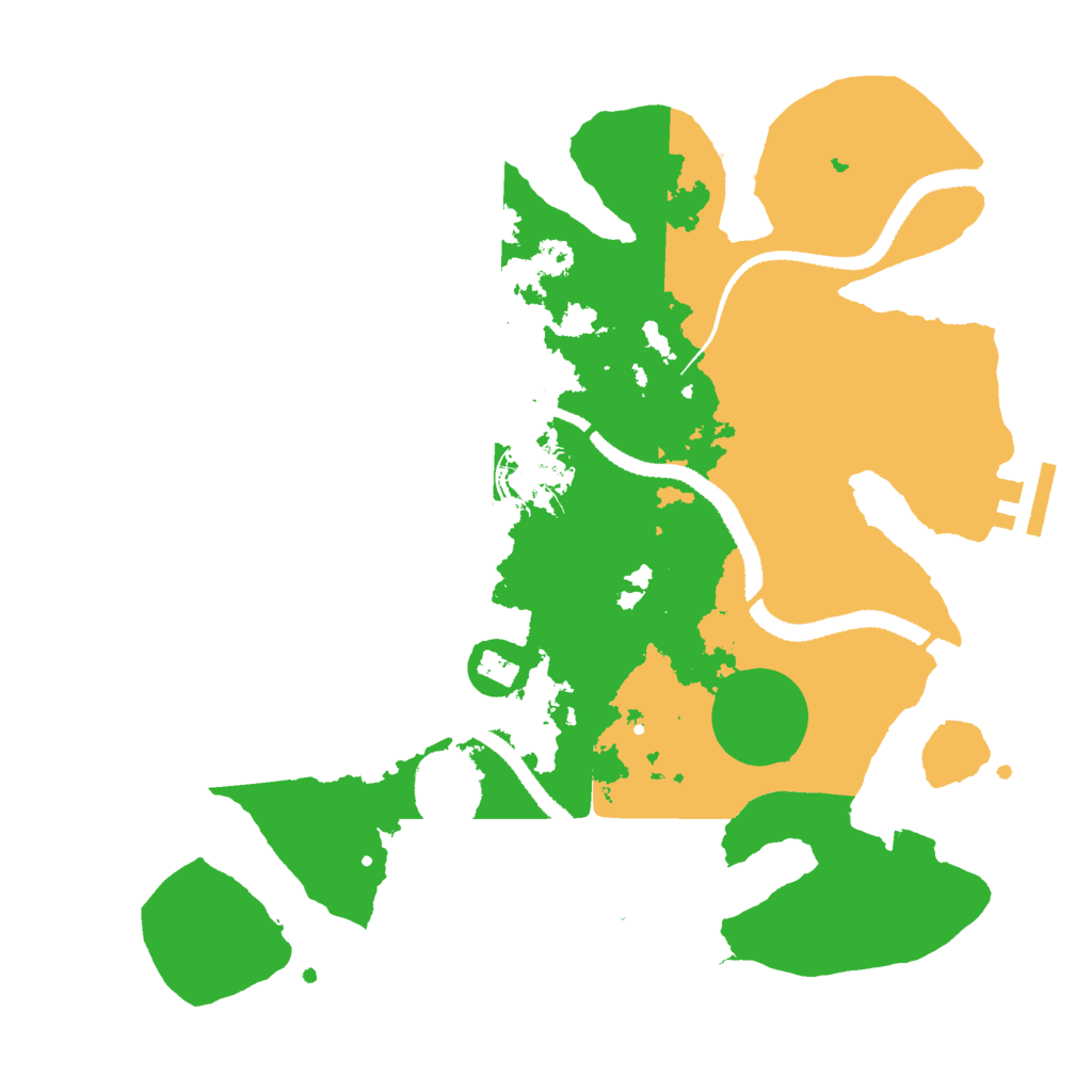 Biome Rust Map: Procedural Map, Size: 3000, Seed: 343755048