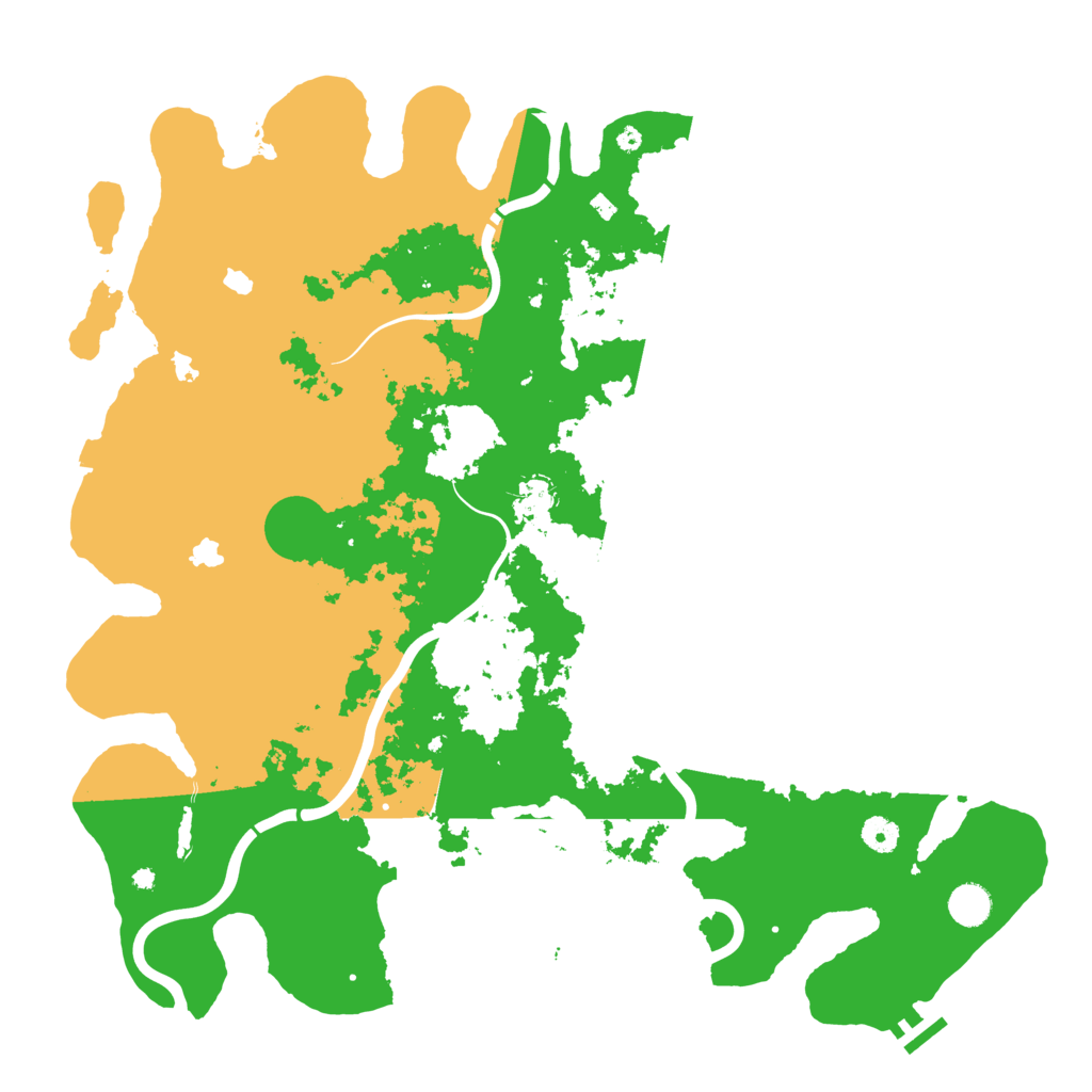 Biome Rust Map: Procedural Map, Size: 4500, Seed: 1734968320